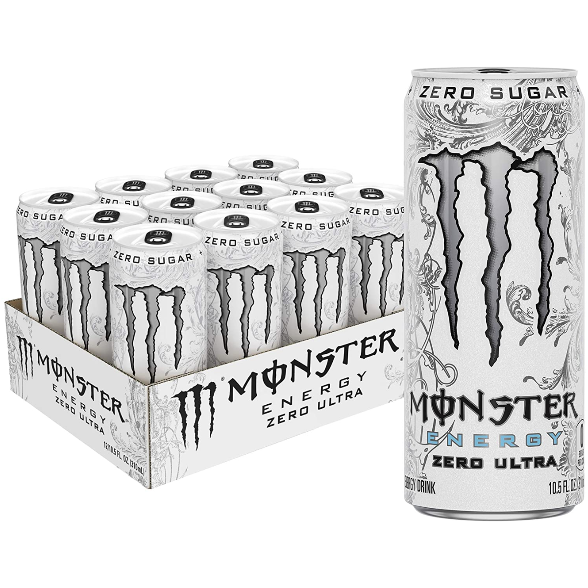 Zero Ultra, Sugar Free Energy Drink, 10.5 Ounce (Pack of 12)