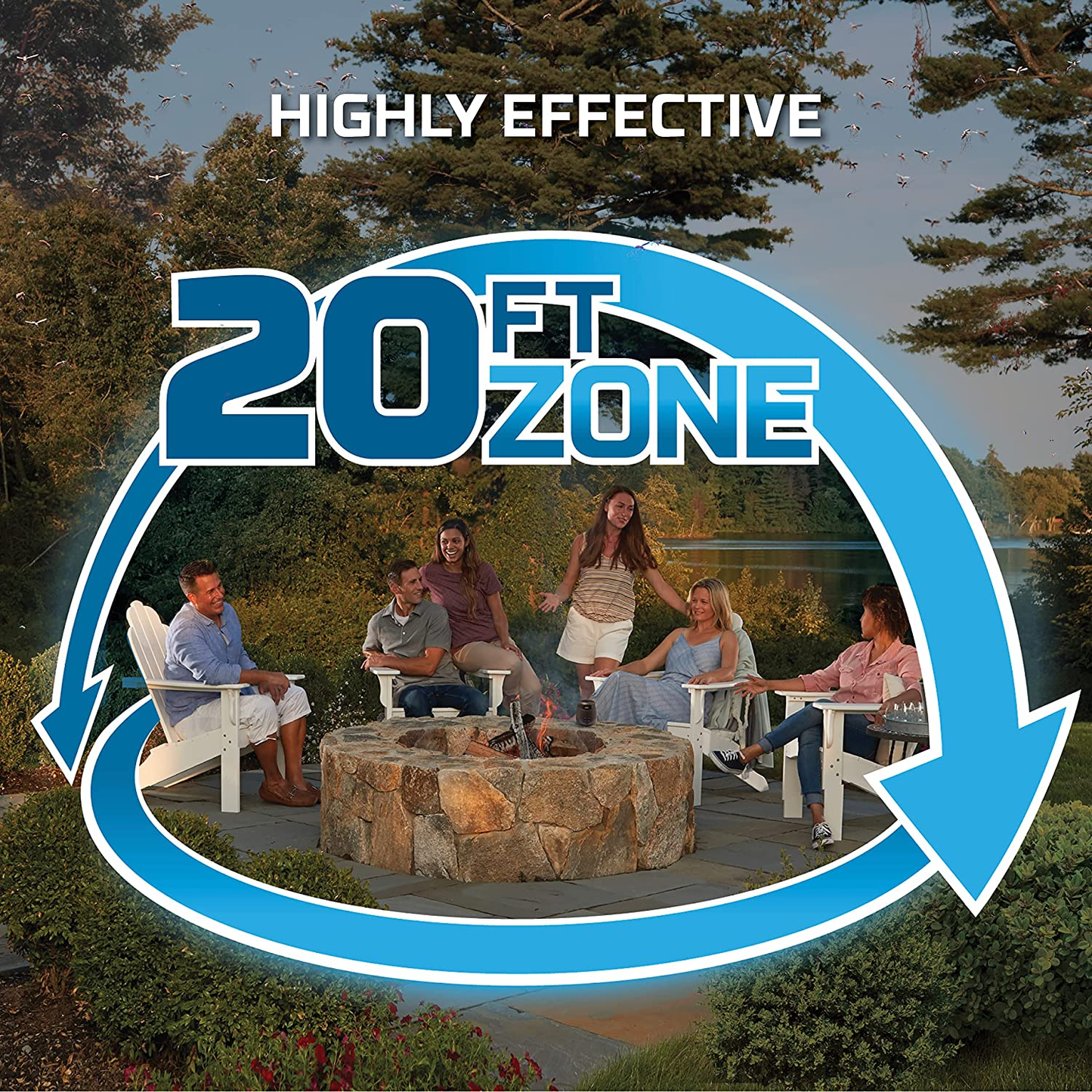 Thermacell Rechargeable Mosquito Repellent Refills; Advanced Formula Provides Protection Zone; Compatible with Thermacell E-Series & Radius Only; Highly Effective Mosquito Repellent