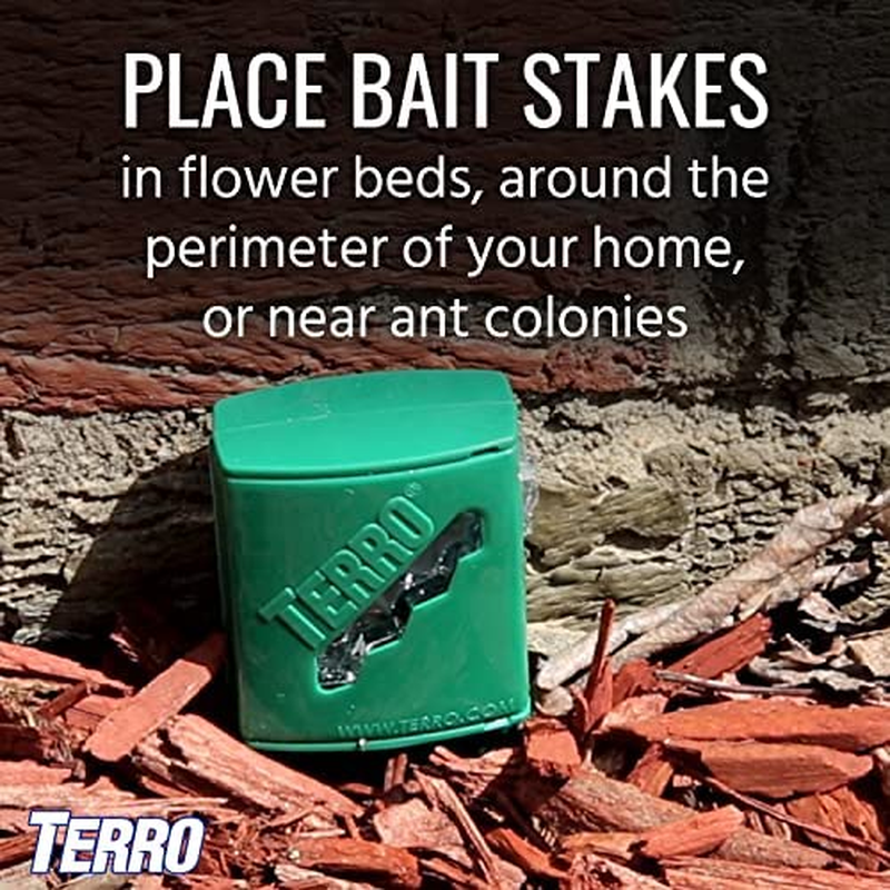 T1812 Outdoor Liquid Ant Killer Bait Stakes - 8 Traps