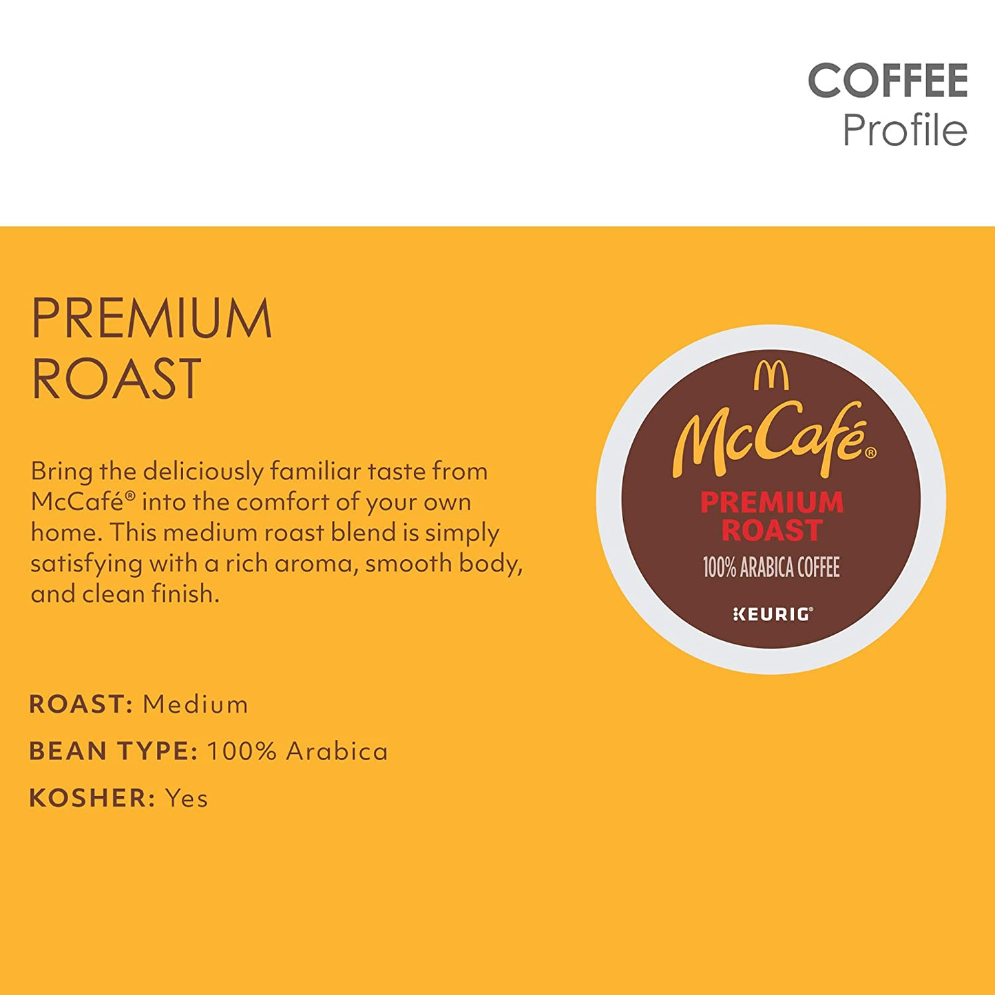 Mccafe Premium Medium Roast K-Cup Coffee Pods (32 Pods)