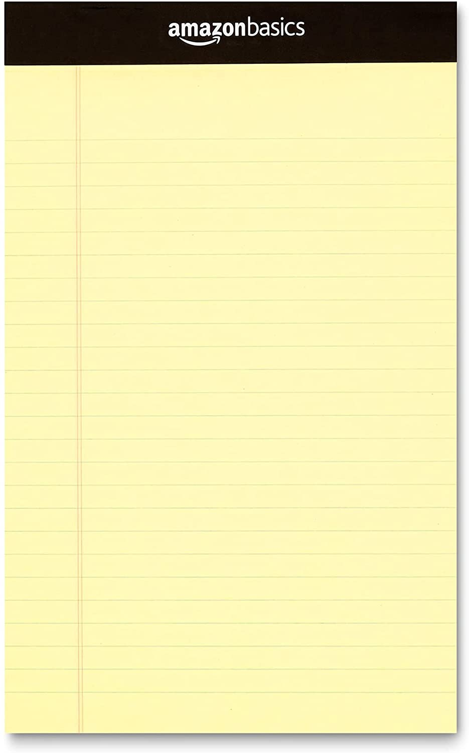 Narrow Ruled 5 X 8-Inch Lined Writing Note Pads - 12-Pack (50-Sheet Pads), Canary