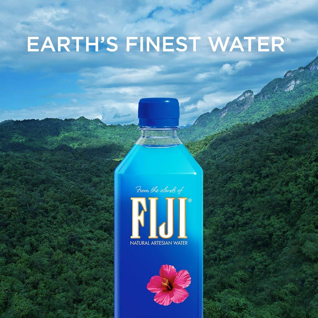 FIJI Natural Artesian Water, 50.7 Fl Ounce Bottle (Pack of 12)