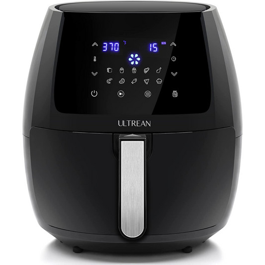 5.8 Quart Air Fryer, Electric Hot Air Fryers Oilless Cooker with 10 Presets, Digital LCD Touch Screen, Nonstick Basket, 1700W, UL Listed (Black)