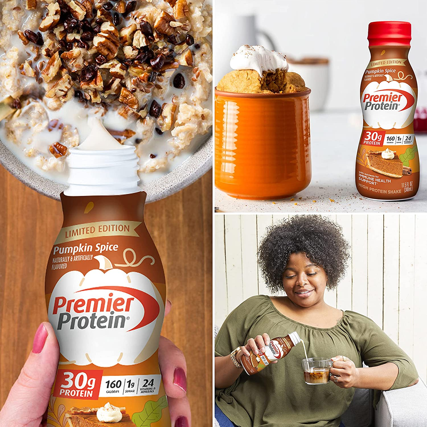 Premier Protein Shake  Pumpkin Spice 11.5 fl oz each 12 pack