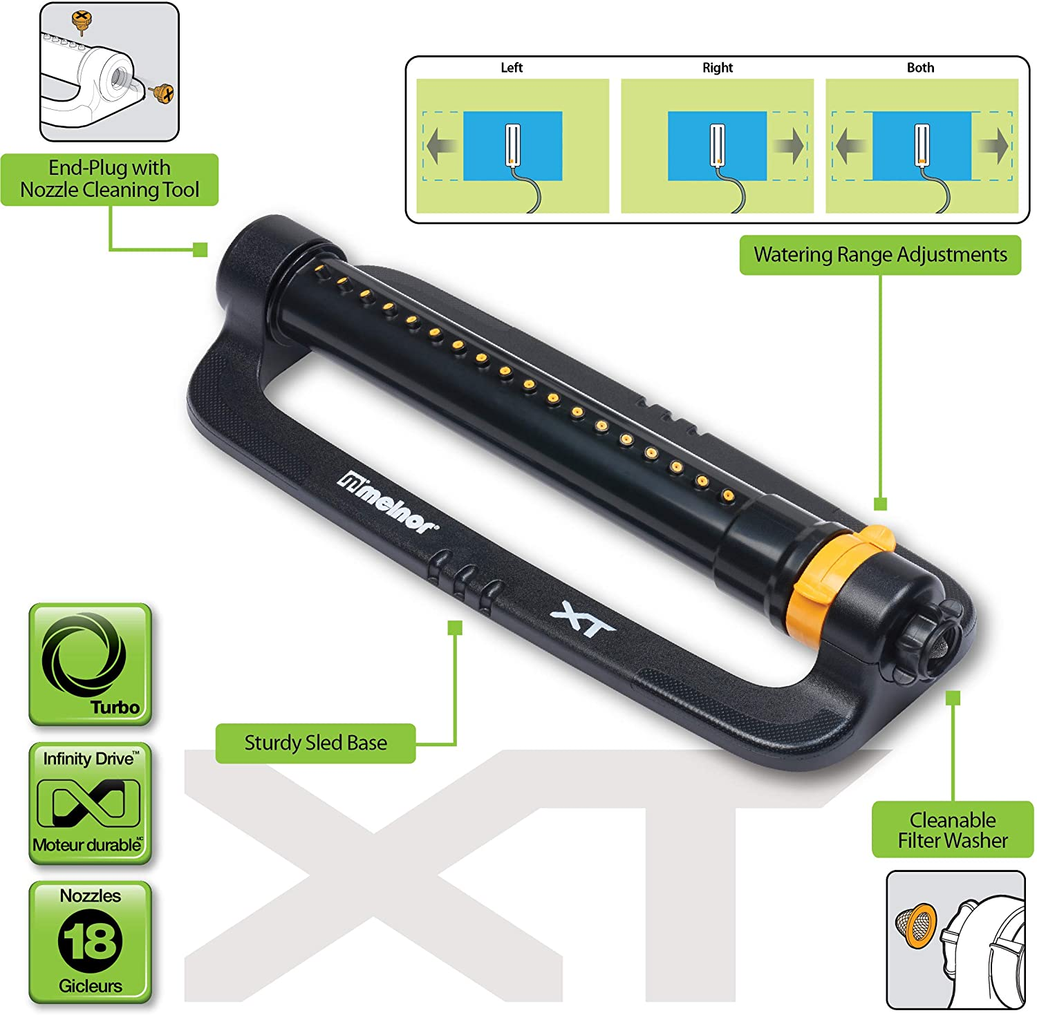 65056-AMZ XT Turbo Oscillator with Range Adjustment and Quickconnect Product Adapter Set, Amazon Bundle