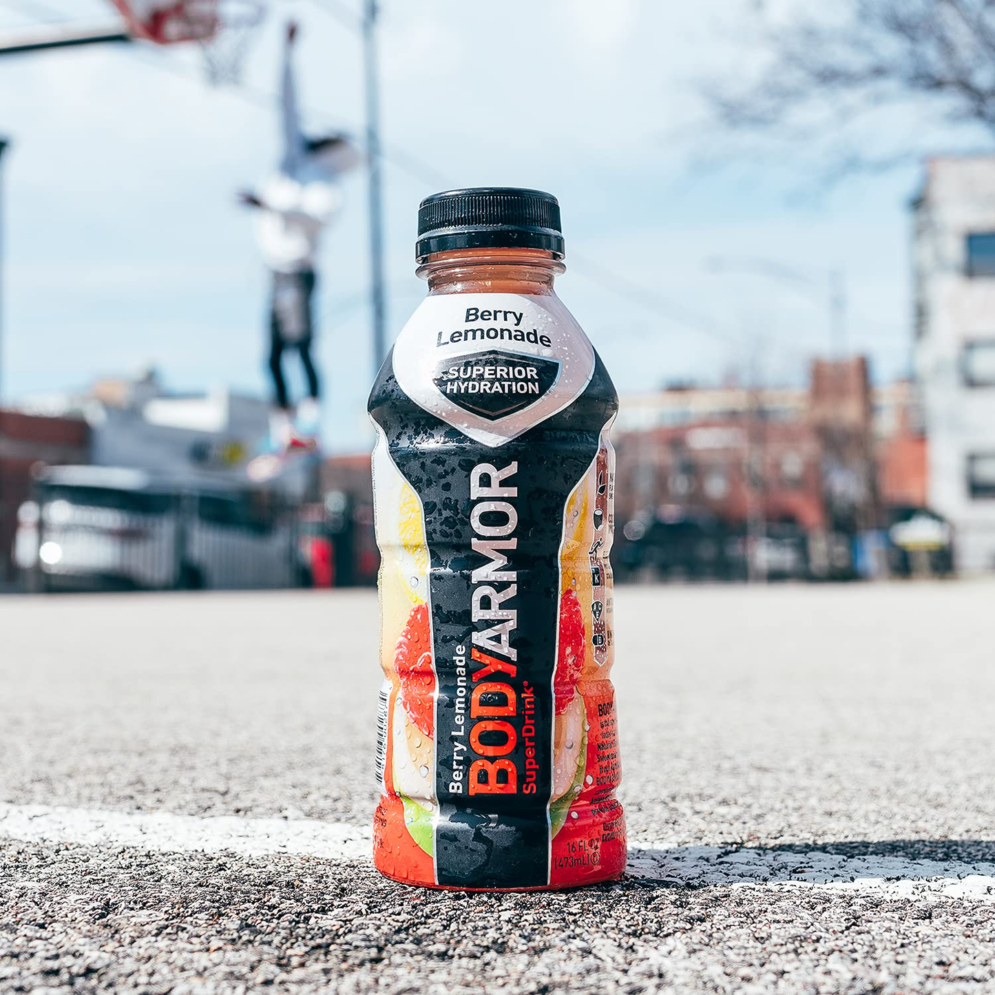 BODYARMOR Sports Drink Sports Beverage, Berry Lemonade, Natural Flavors with Vitamins, Potassium-Packed Electrolytes, No Preservatives, Perfect for Athletes, 16 Fl Oz (Pack of 12)