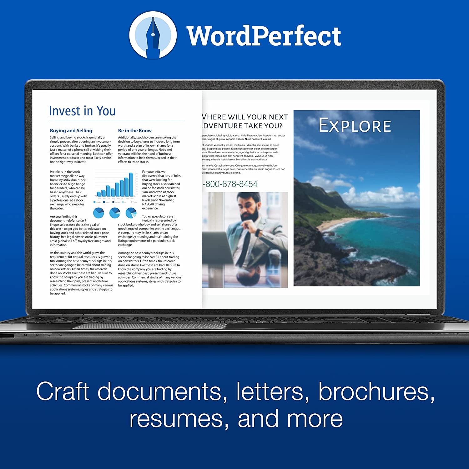 Wordperfect Office Standard 2021 | Office Suite of Word Processor, Spreadsheets & Presentation Software [PC Disc]