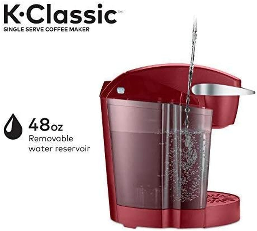 K-Classic Single Serve K-Cup Pod Coffee Maker, Rhubarb