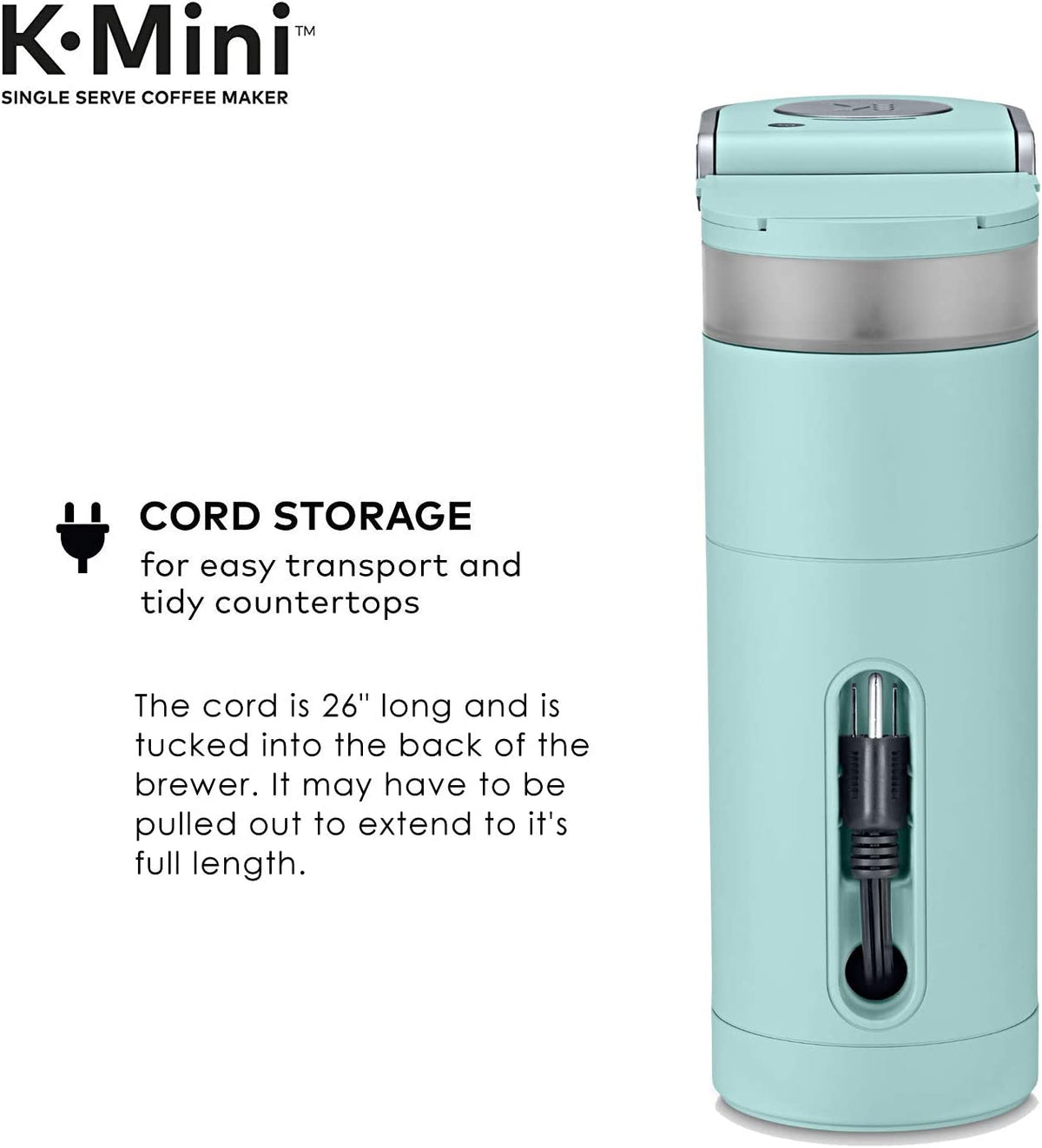 K-Mini Single Serve Coffee Maker, Oasis
