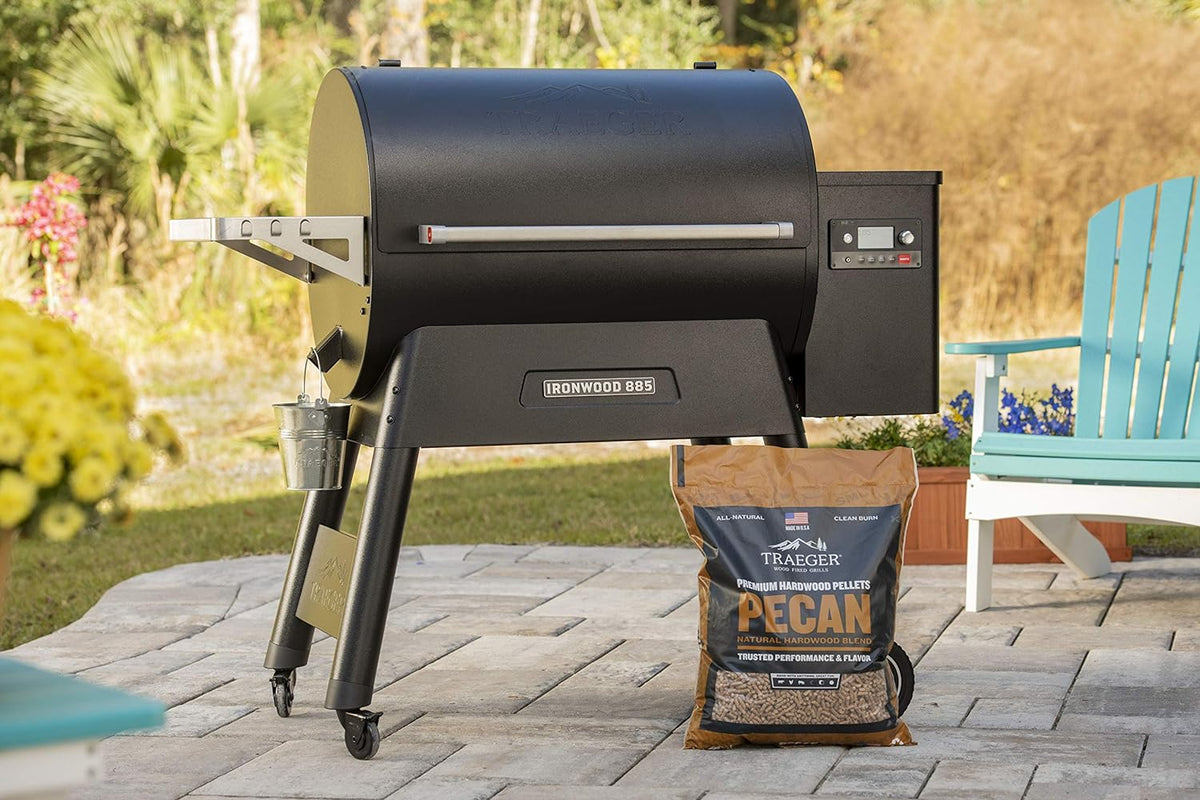 Grills Pecan 100% All-Natural Wood Pellets for Smokers and Pellet Grills, BBQ, Bake, Roast, and Grill, 20 Lb. Bag