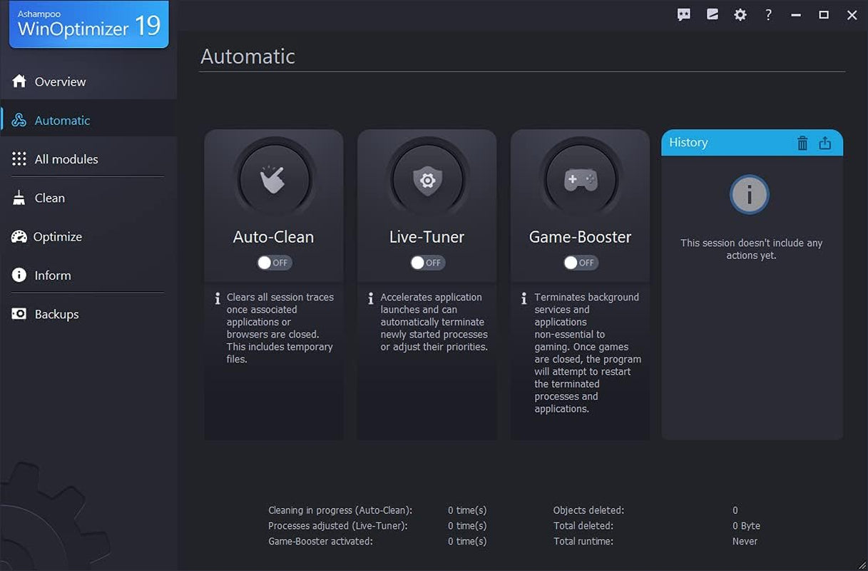 Winoptimizer 19 - 10 USER - Superior Performance, Stability and Privacy - Compatible with Windows 11, 10, 8.1, 8, 7