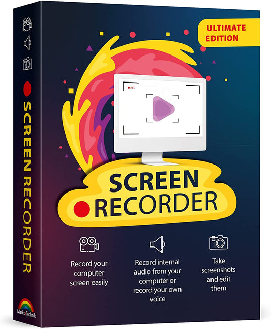 Screen Recorder Software for PC – Record Videos and Take Screenshots from Your Computer Screen – Compatible with Windows 11, 10, 8, 7