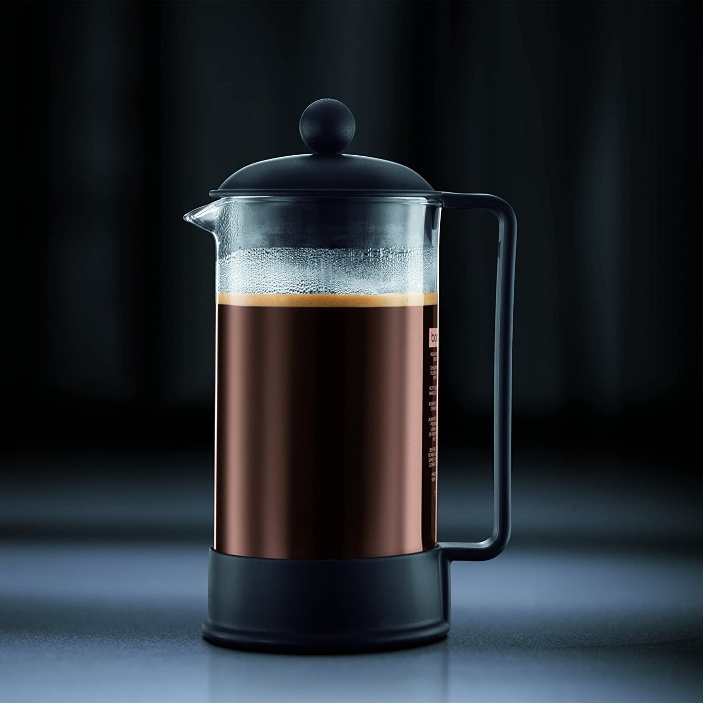 - 1548-01US  Brazil French Press Coffee and Tea Maker, 34 Ounce, Black