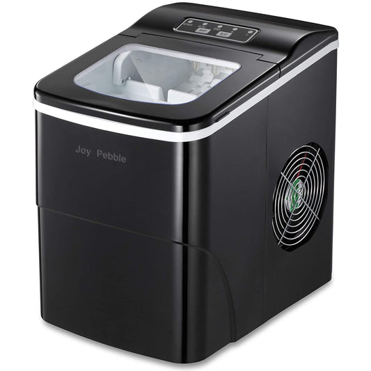 Portable Ice Maker Countertop,26Lbs Bullet Ice Cube in 24H,9 Cubes Ready in 6-8 Minutes,Portable Ice Maker with Ice Scoop Basket for Home/Office/Bar
