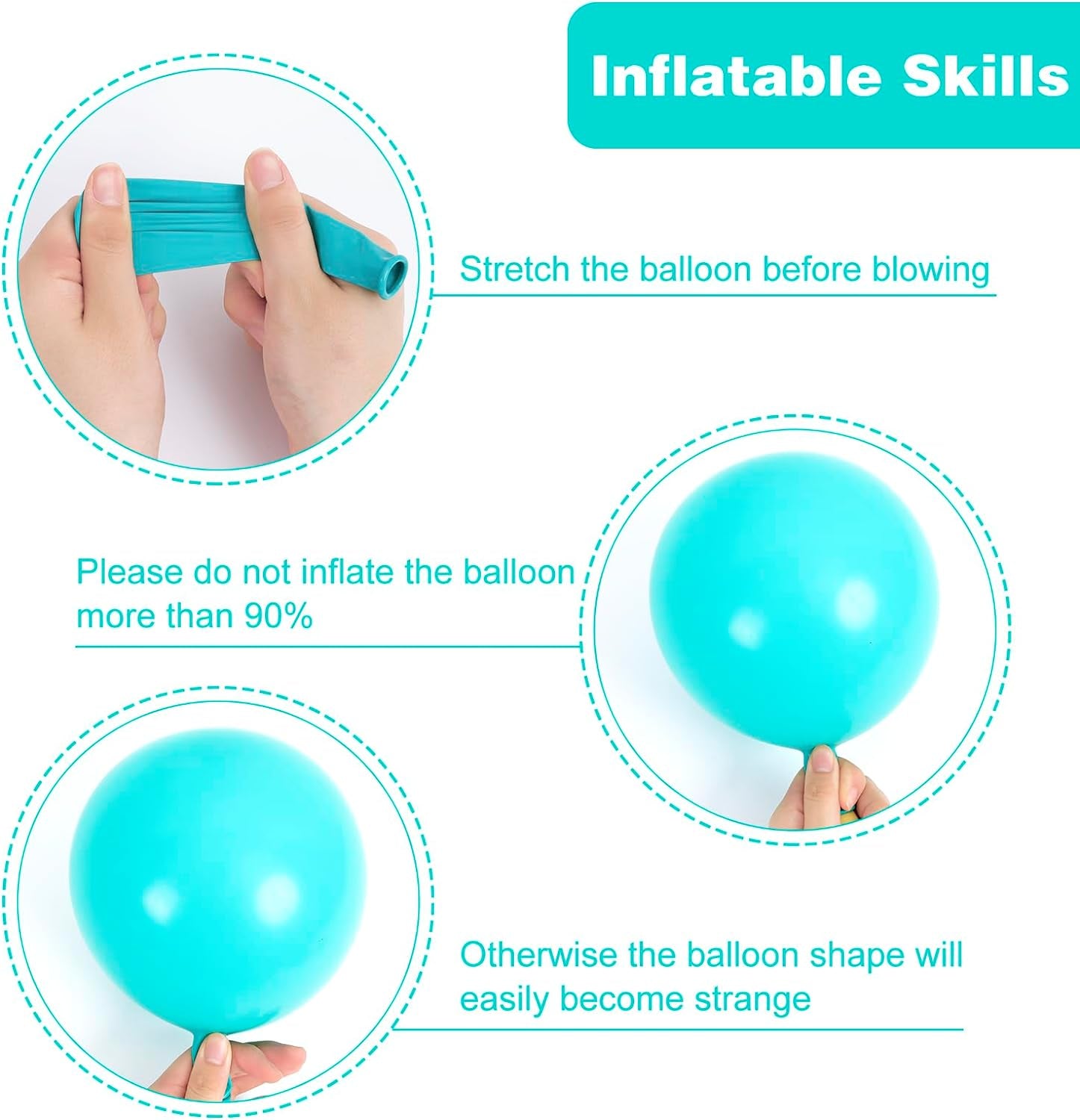 129Pcs Teal Blue Balloons Different Sizes 18 12 10 5 Inch Latex Turquoise Teal Balloon Garland Arch for Party Decoration Birthday Wedding Engagements Anniversary Baby Shower Party Supplies