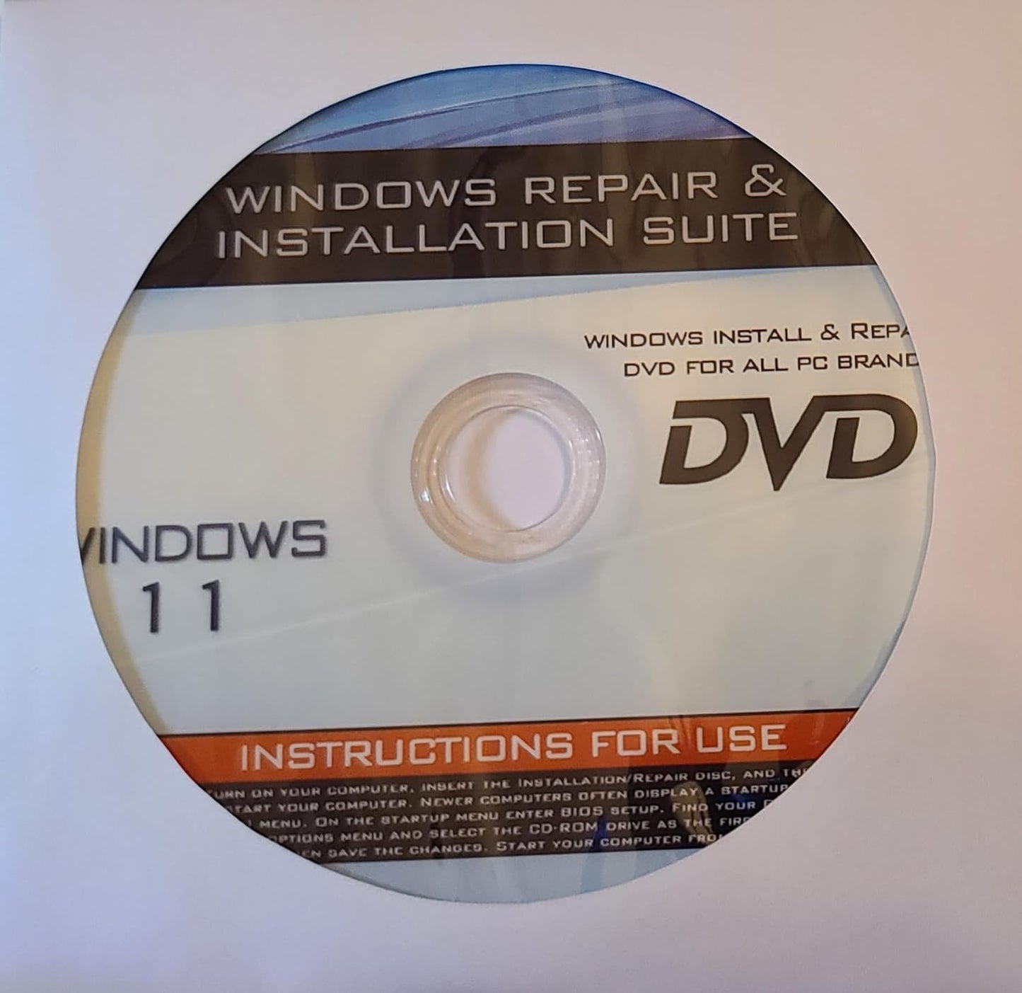 Win 11 Compatible Install, Repair & Recovery - Home & Pro Edition -64Bit Only