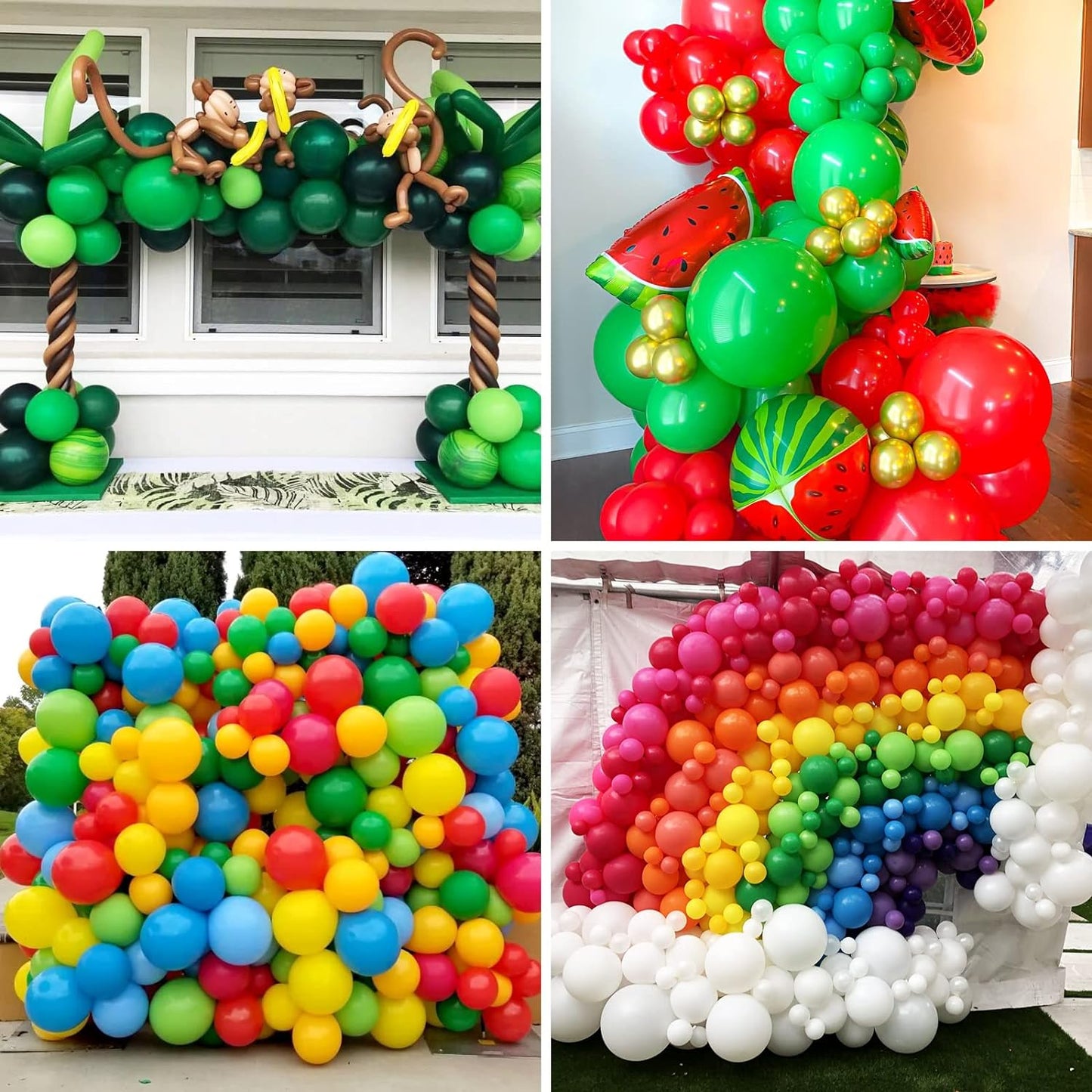 129Pcs Green Balloons Different Sizes 18 12 10 5 Inch Green Latex Balloon Garland Arch for Masquerade Party Decorations Birthday Baby Shower Wedding Party Supplies