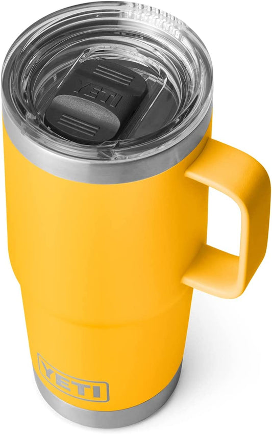 Rambler 20 Oz Travel Mug, Stainless Steel, Vacuum Insulated with Stronghold Lid