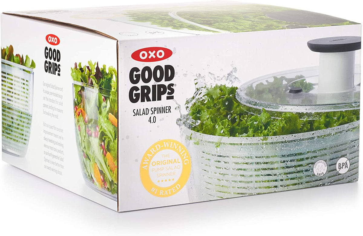 Good Grips Large Salad Spinner - 6.22 Qt., White