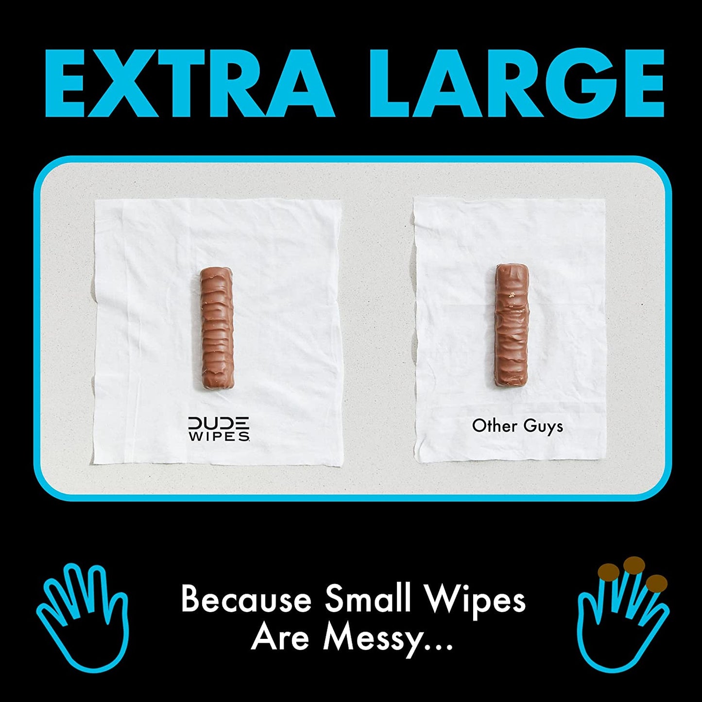 Wipes - Flushable Wipes - 8 Pack, 336 Wipes - Unscented Extra-Large Adult Wet Wipes - Vitamin-E & Aloe for At-Home Use - Septic and Sewer Safe