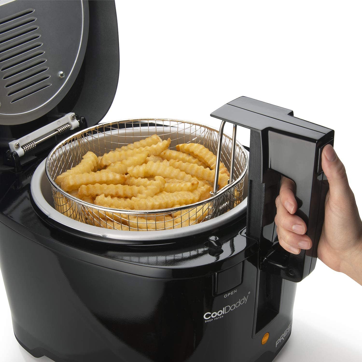 05442 Cooldaddy Cool-Touch Deep Fryer - Black