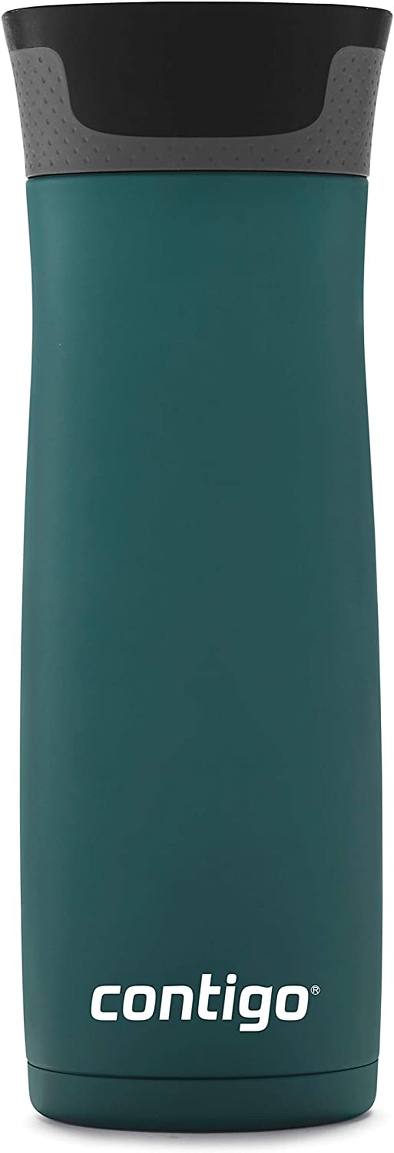 West Loop Stainless Steel Vacuum-Insulated Travel Mug with Spill-Proof Lid, Keeps Drinks Hot up to 5 Hours and Cold up to 12 Hours, 20Oz Chard