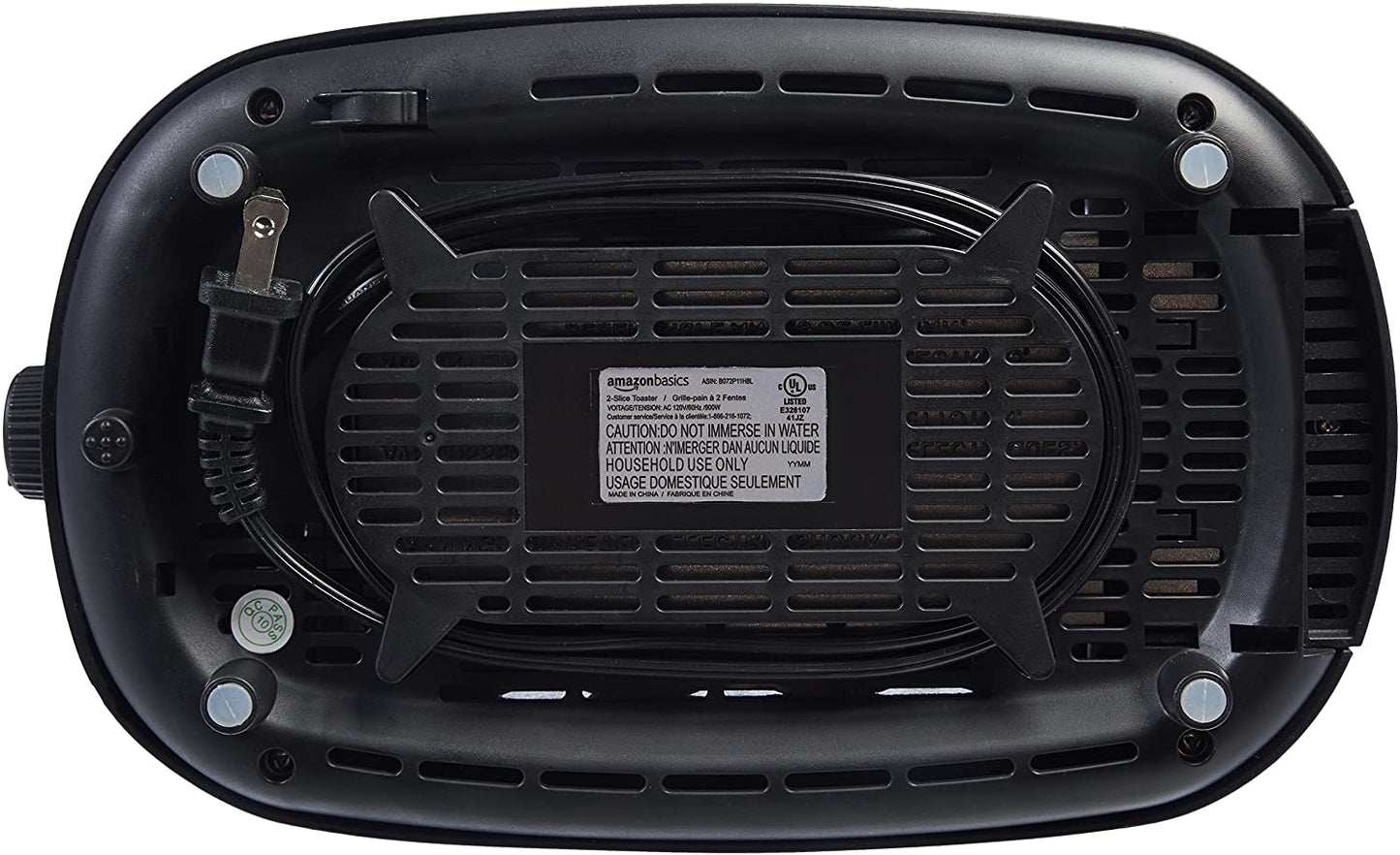 2 Slice, Extra-Wide Slot Toaster with 6 Shade Settings, Black & Silver