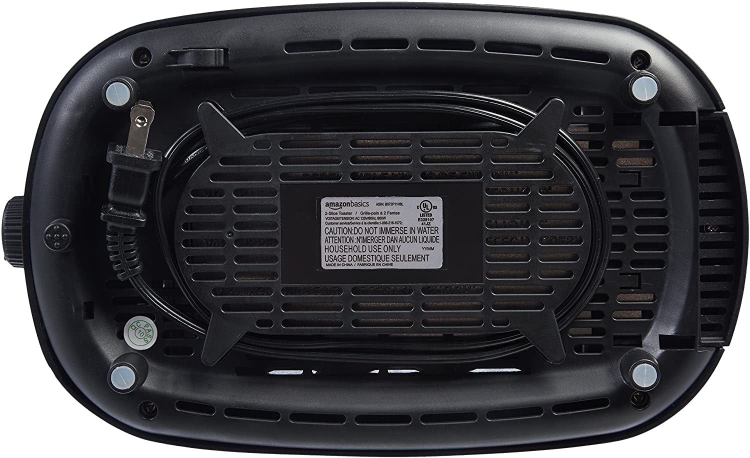2 Slice, Extra-Wide Slot Toaster with 6 Shade Settings, Black & Silver