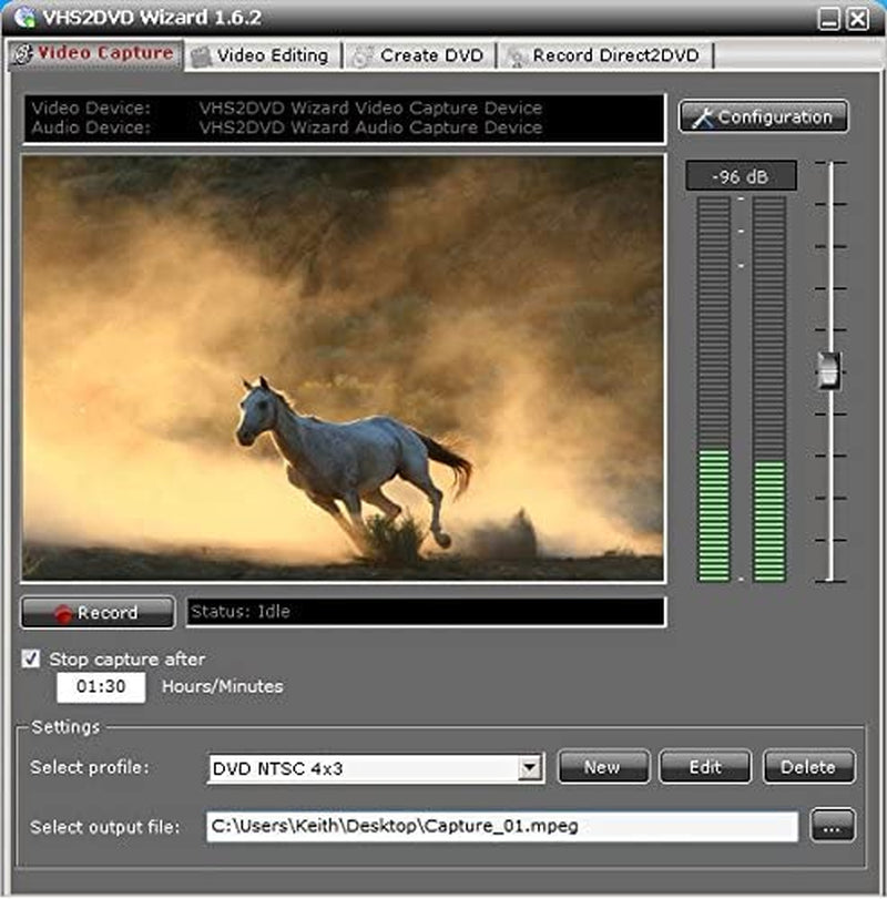 VHS to DVD Wizard with USB Video Grabber & Free USA Tech Support