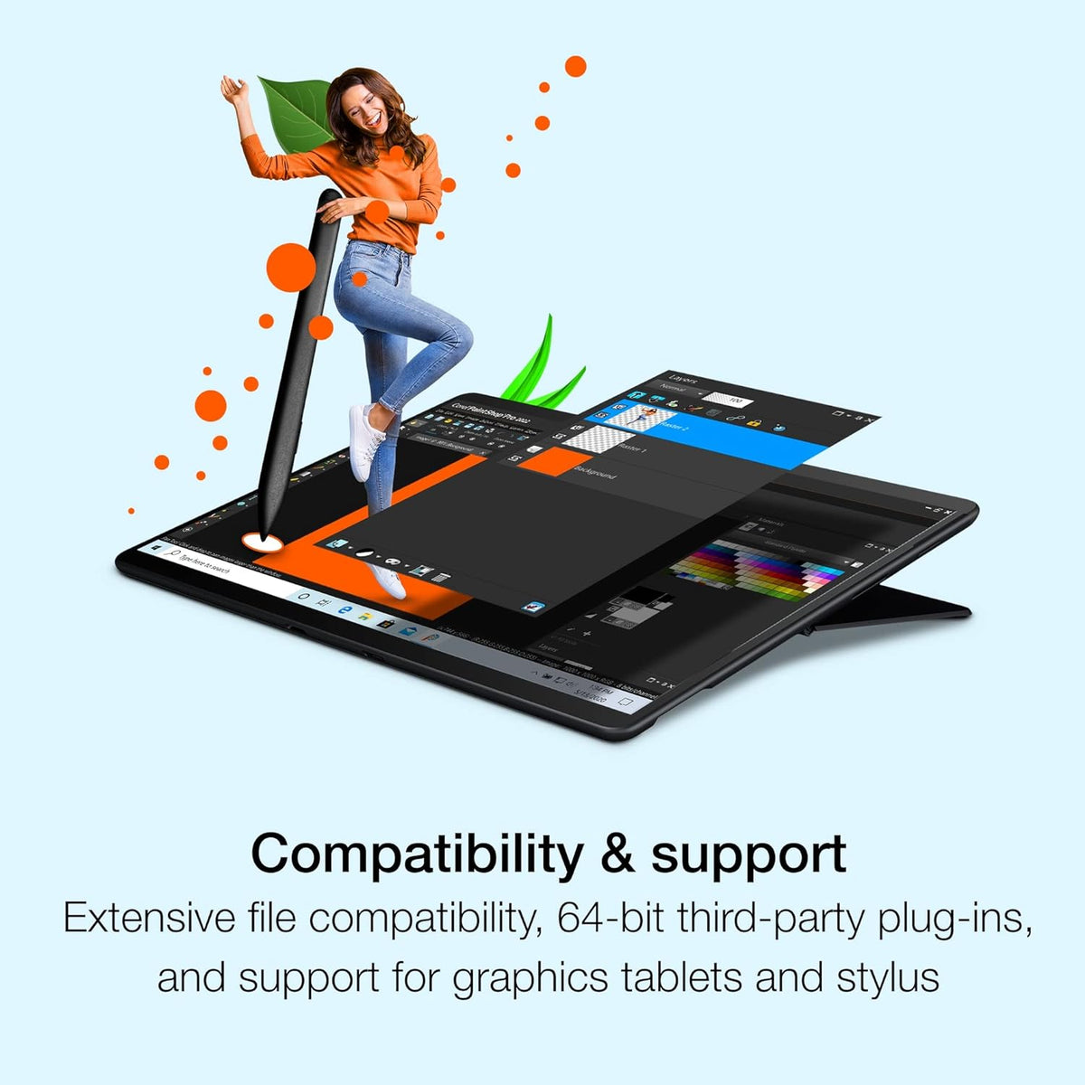 Paintshop Pro 2023 | Powerful Photo Editing & Graphic Design Software [PC Key Card]