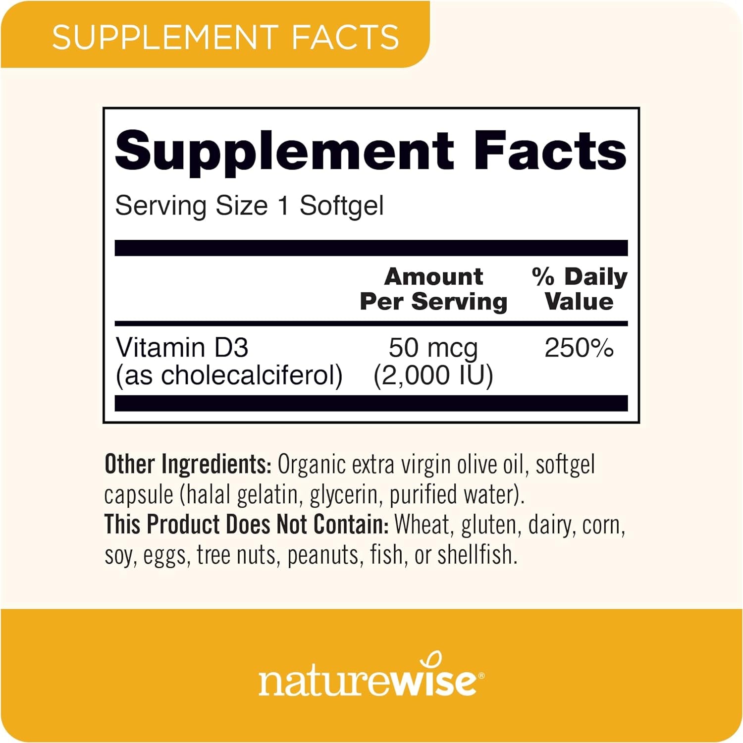 Vitamin D3 2000Iu (50 Mcg) Healthy Muscle Function, and Immune Support, Non-Gmo, Gluten Free in Cold-Pressed Olive Oil, Packaging Vary ( Mini Softgel), 360 Count(Pack of 1)