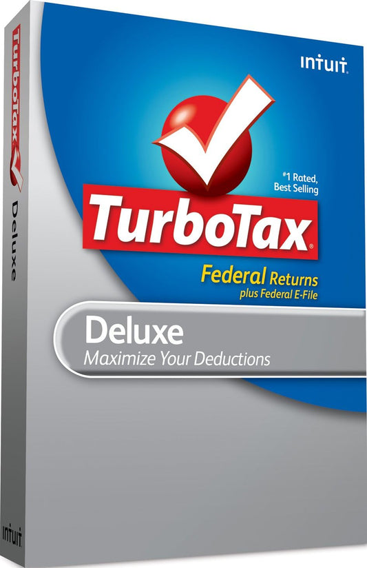 Turbotax Deluxe Federal + E-Ffile 2010 - [Old Version]