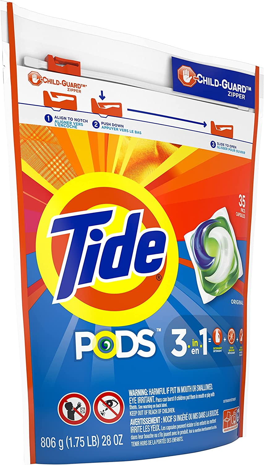 PODS Laundry Detergent Soap Pods, Original, 35 Count
