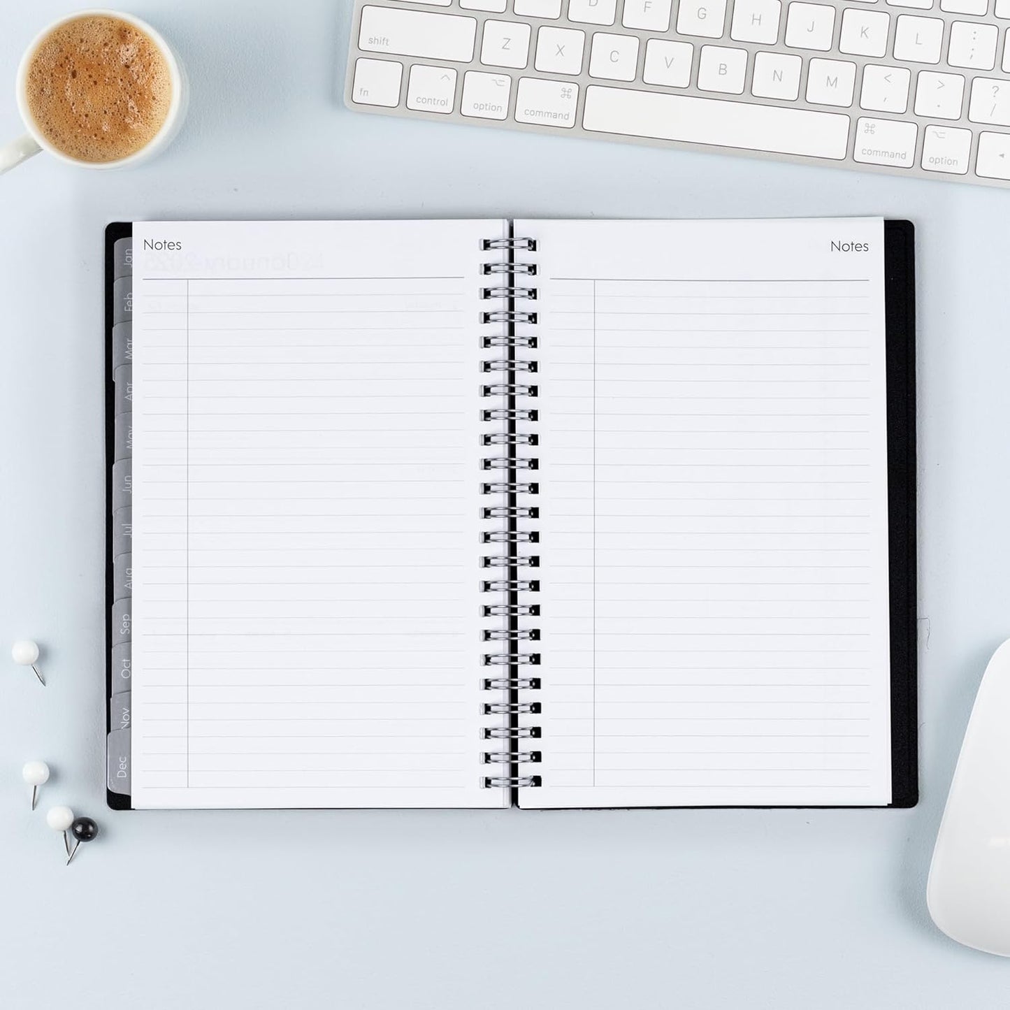 2024 Weekly and Monthly Planner, January - December, 5" X 8", Flexible Cover, Wirebound, Enterprise (144726)