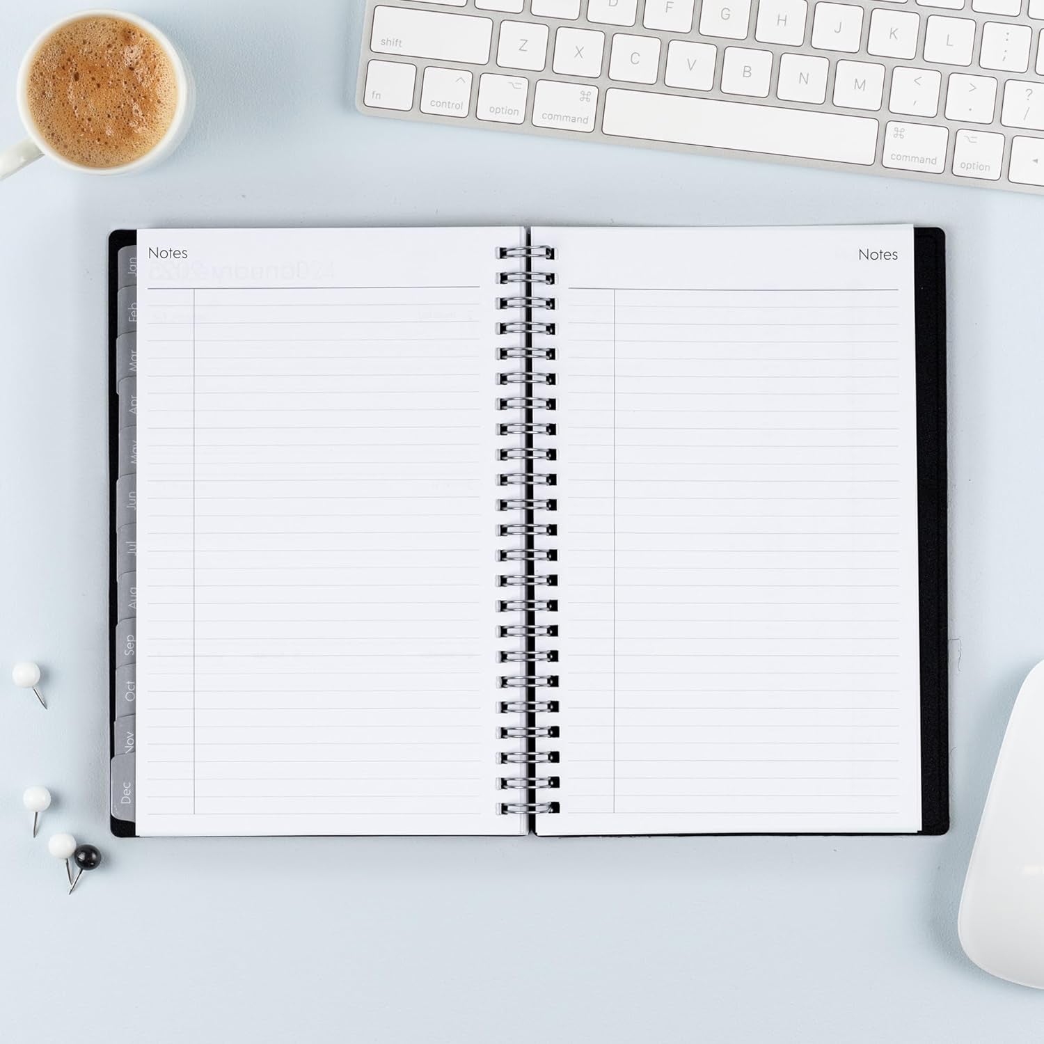 2024 Weekly and Monthly Planner, January - December, 5" X 8", Flexible Cover, Wirebound, Enterprise (144726)