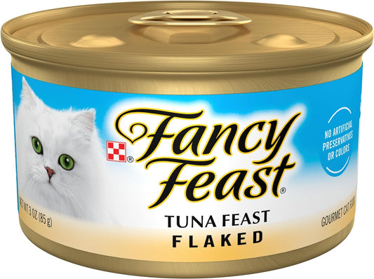 Wet Cat Food Flaked Tuna Feast - 3 Oz. Can