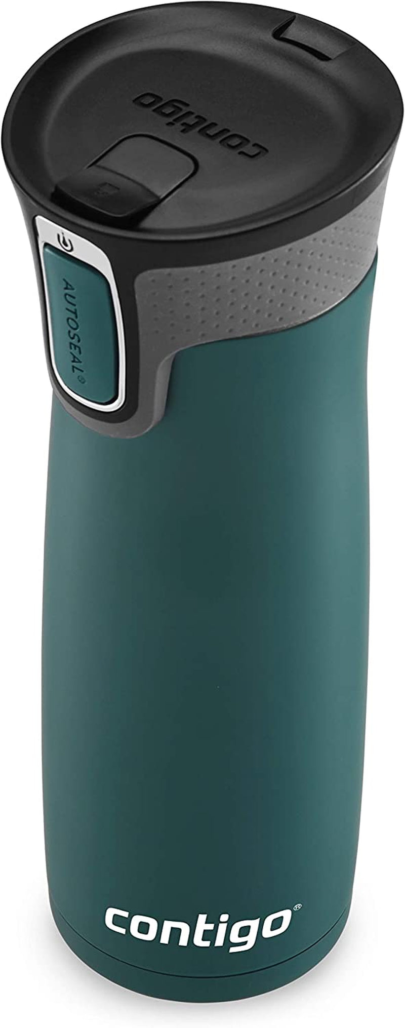 West Loop Stainless Steel Vacuum-Insulated Travel Mug with Spill-Proof Lid, Keeps Drinks Hot up to 5 Hours and Cold up to 12 Hours, 20Oz Chard