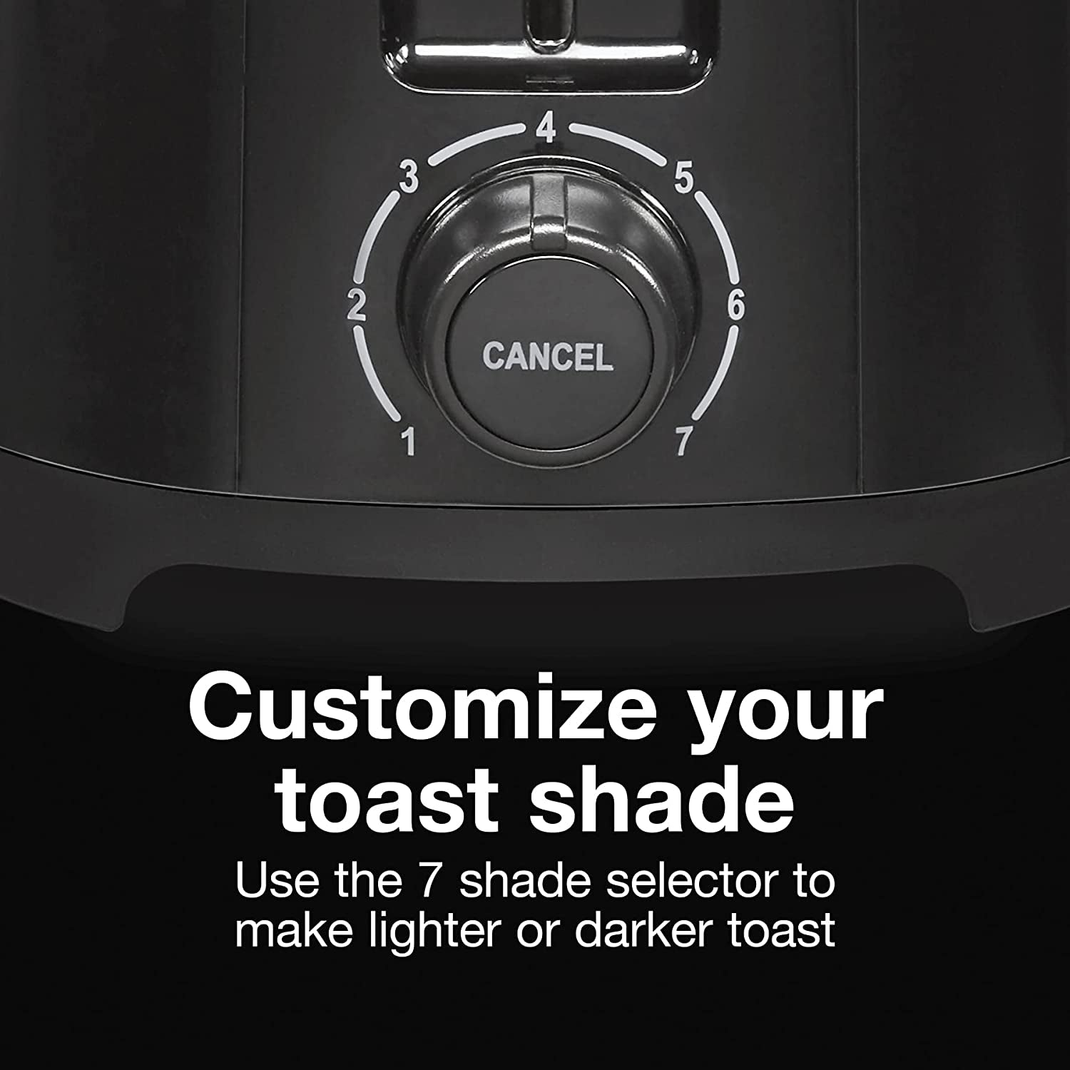 2-Slice Toaster with Extra Wide Slots for Bagels, Cool-Touch Walls, Shade Selector, Toast Boost, Auto Shut-Off and Cancel Button, Black (22305)