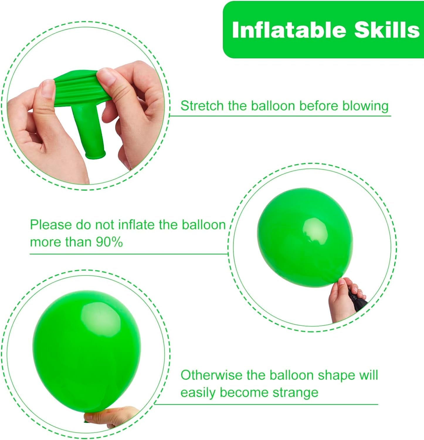 129Pcs Green Balloons Different Sizes 18 12 10 5 Inch Green Latex Balloon Garland Arch for Masquerade Party Decorations Birthday Baby Shower Wedding Party Supplies