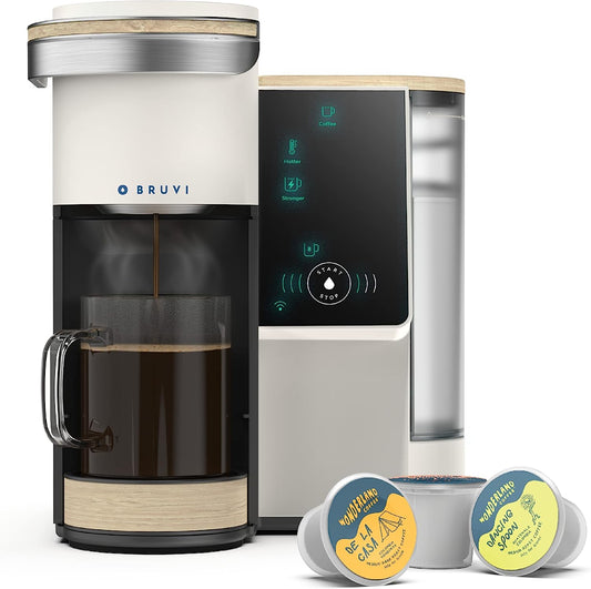 the  Bundle | Single-Serve Coffee System | Includes 20 Coffee and Espresso B-Pods +  Coffee Brewer + Premium Water Filter Kit