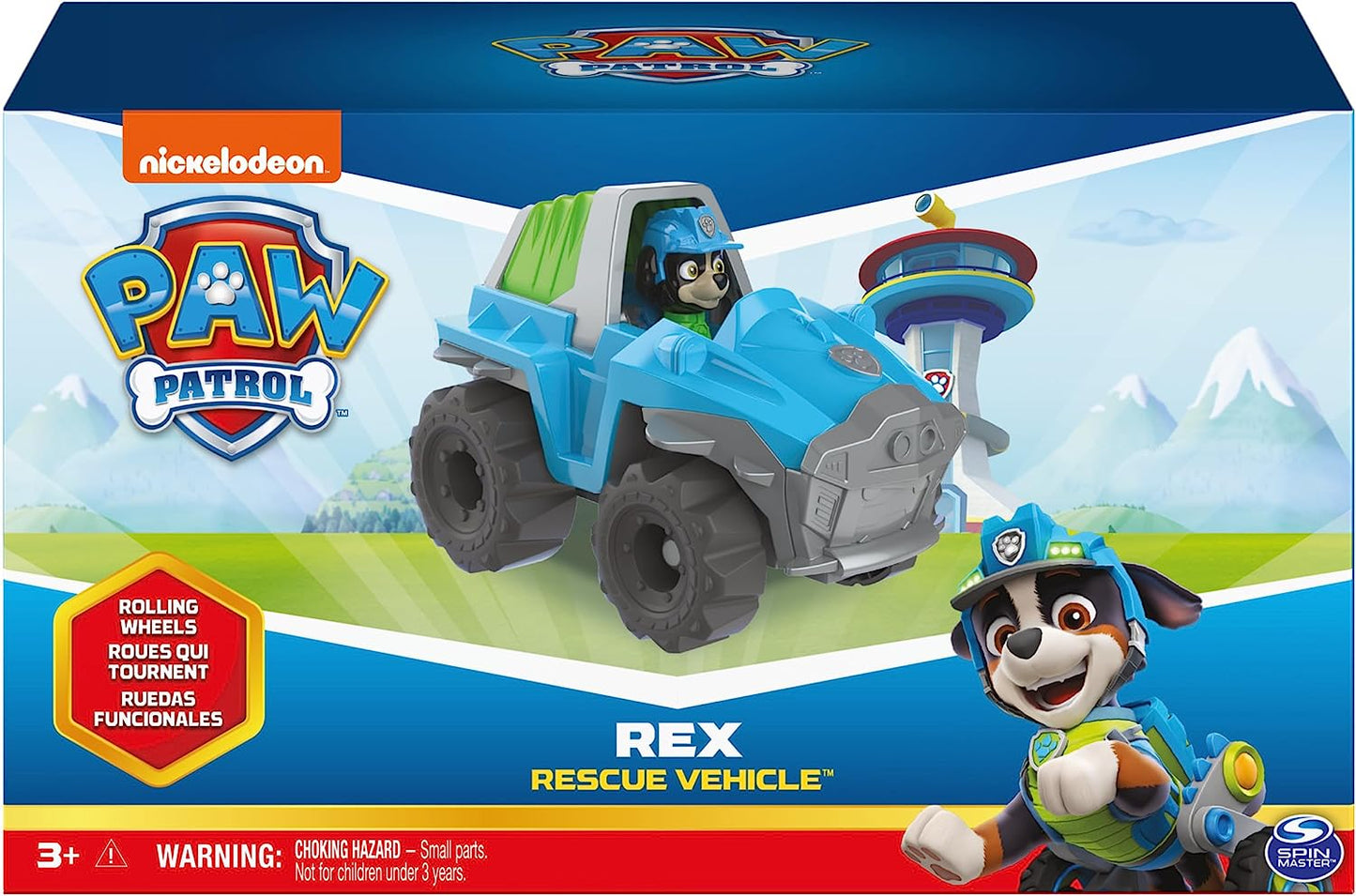 , Rex’S Dinosaur Rescue Vehicle with Collectible Action Figure, Kids Toys for Ages 3 and Up