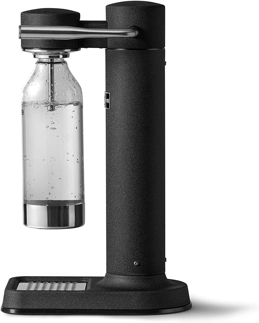 - Carbonator III Premium Carbonator - Sparkling & Seltzer Water Soda Maker with PET Bottle (Matte Black, with CO2 Cylinder)