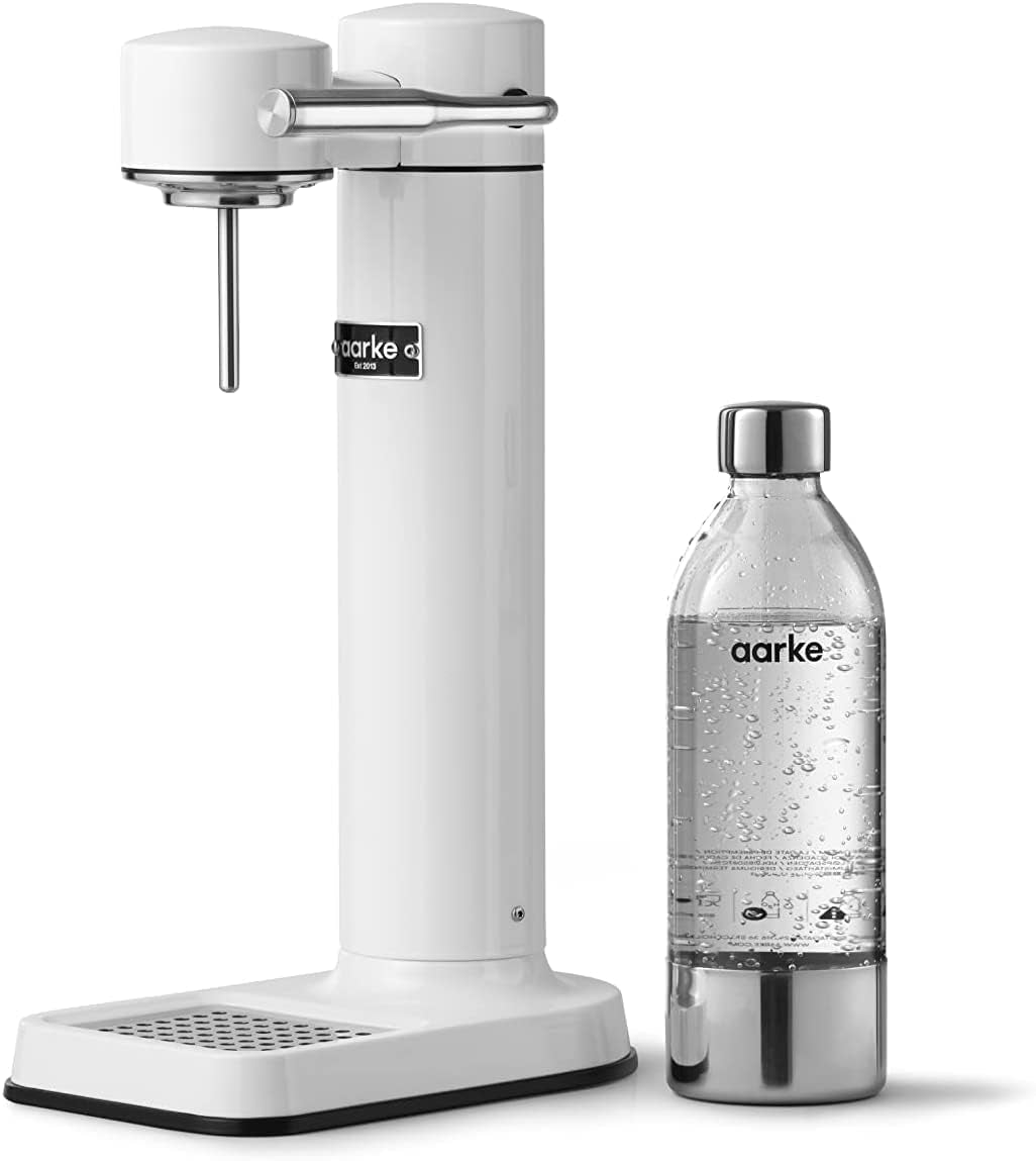- Carbonator III Premium Carbonator - Sparkling & Seltzer Water Soda Maker Soda Maker with PET Bottle (White, with CO2 Cylinder)