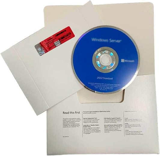 Server 2022 Standard 64 Bit | 16 Core | English | DVD