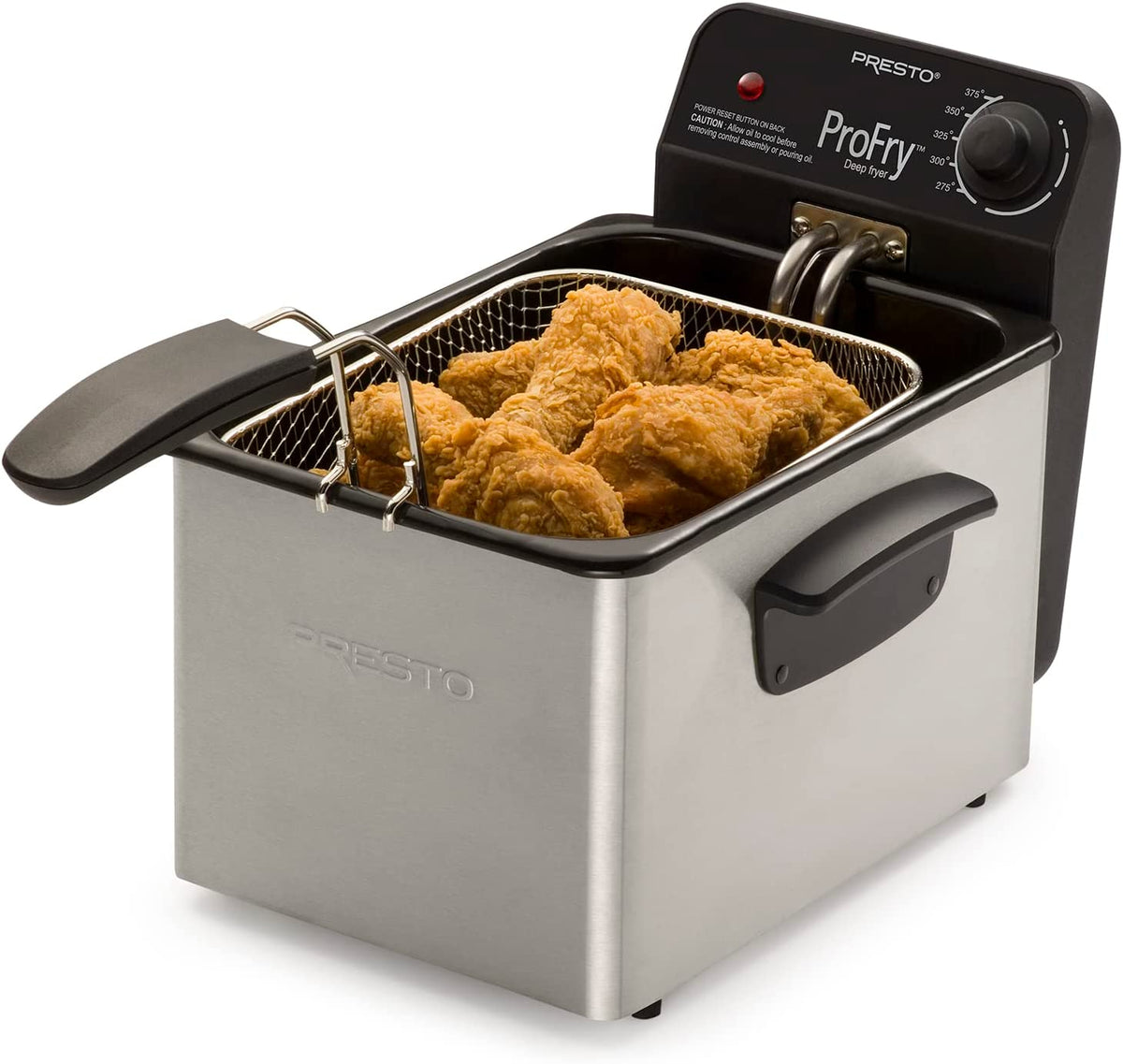 National  05461 Stainless Steel Pro Fry Immersion Element Deep Fryer,Silver
