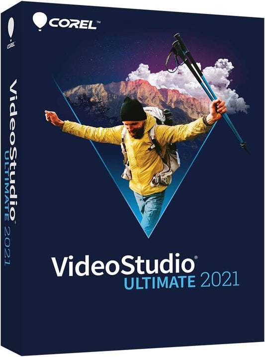 Videostudio Ultimate 2021 | Video Editing Software with Hundreds of Premium Effects | Slideshow Maker, Screen Recorder, DVD Burner [PC Disc] [Old Version]