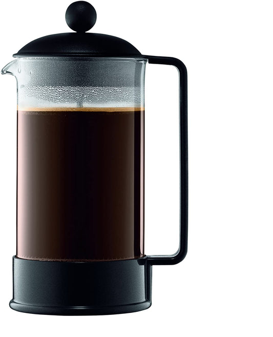 - 1548-01US  Brazil French Press Coffee and Tea Maker, 34 Ounce, Black