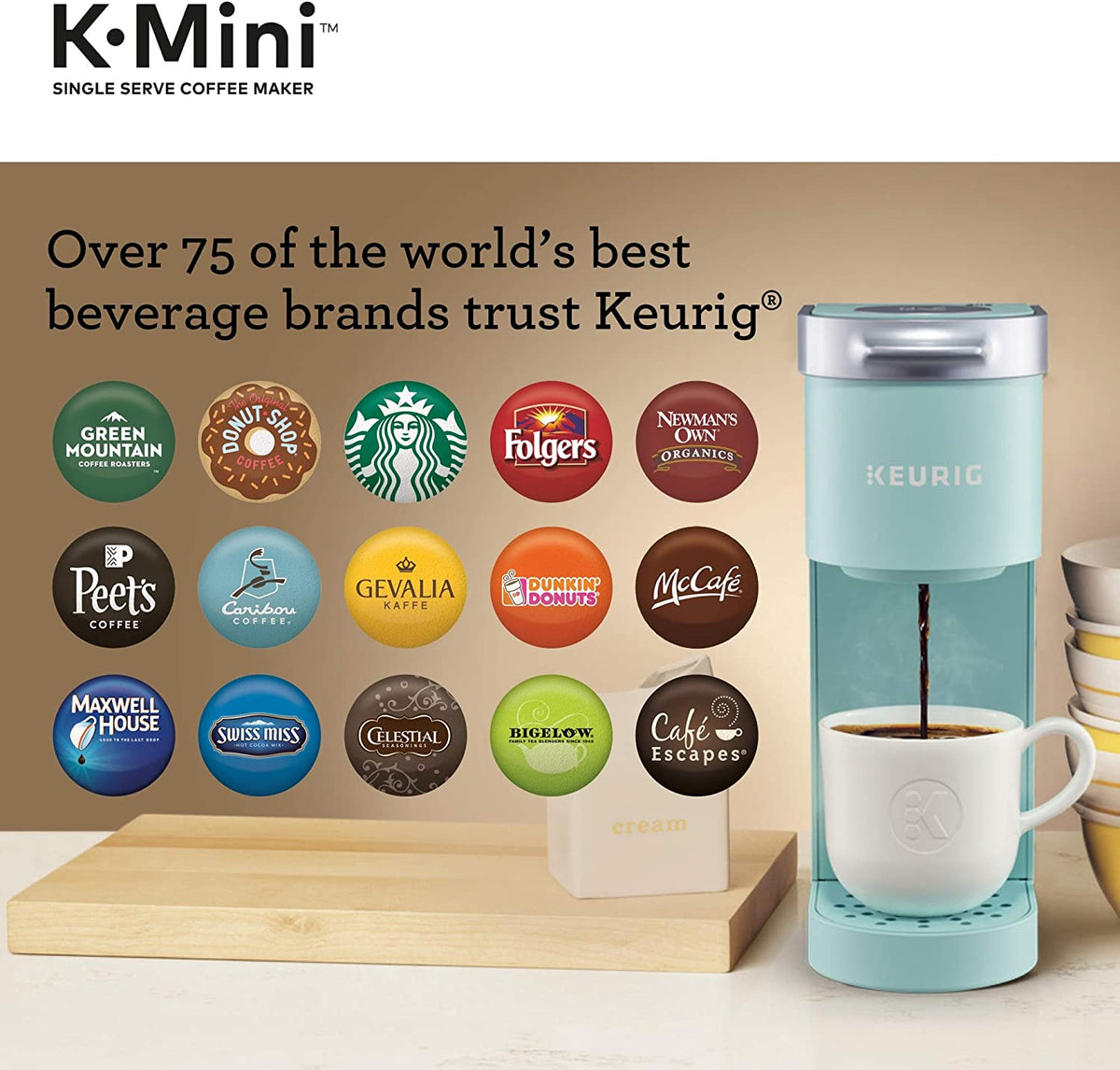 K-Mini Single Serve Coffee Maker, Oasis