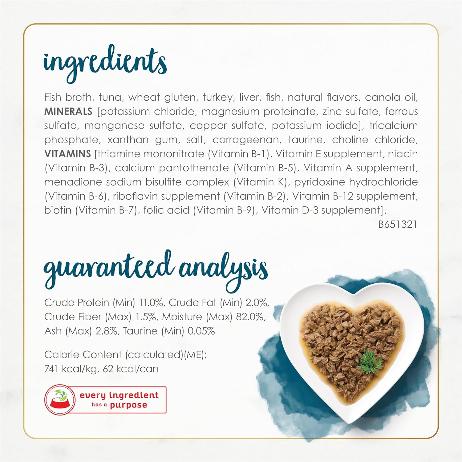 Wet Cat Food Gourmet Naturals Tuna Recipe in Wet Cat Food Gravy - (12) 3 Oz. Cans