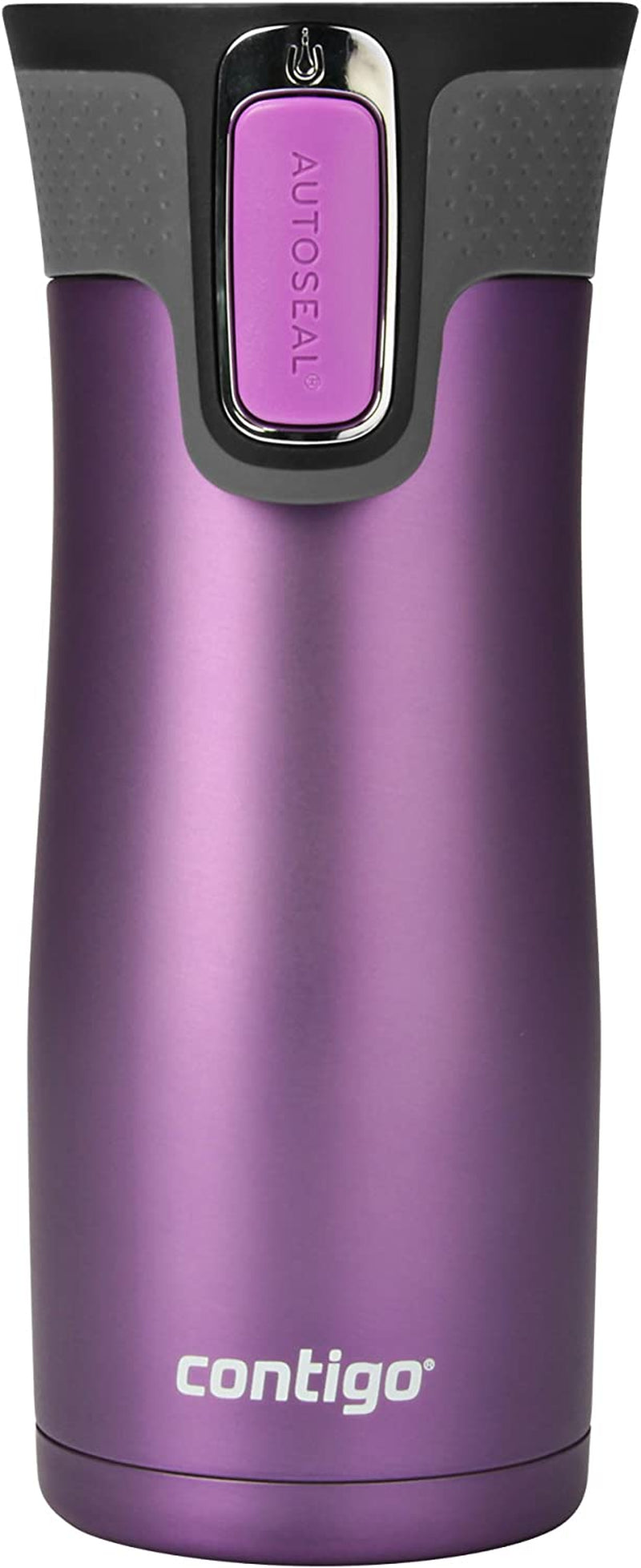 West Loop Stainless Steel Vacuum-Insulated Travel Mug with Spill-Proof Lid, Keeps Drinks Hot up to 5 Hours and Cold up to 12 Hours, 16Oz Bright Lavender